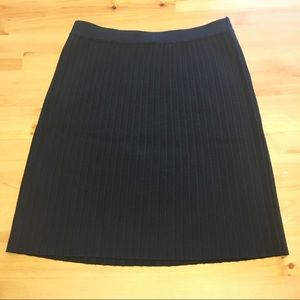 St John Basic Pleated Black Mini Skirt 6